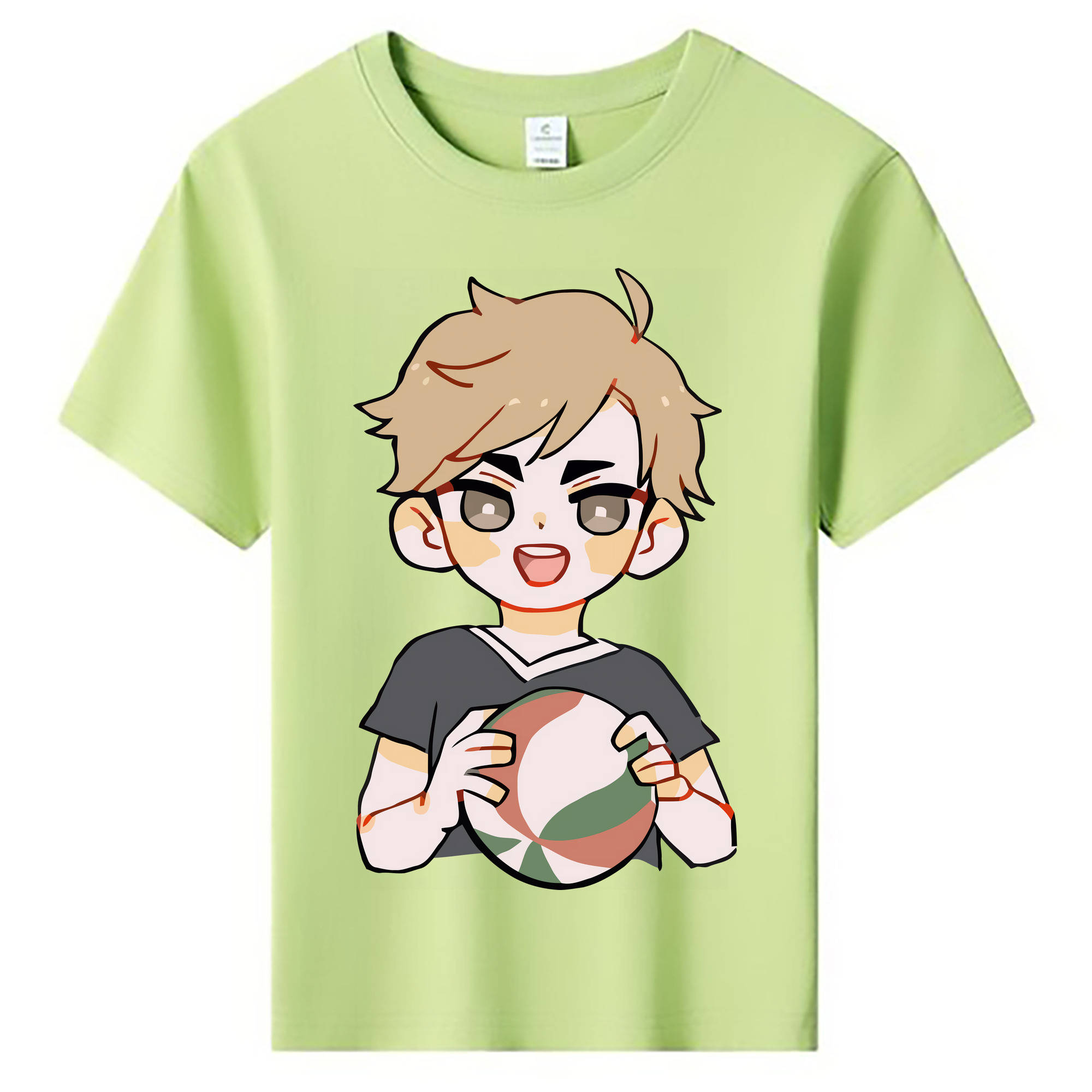 （画像用） ハイキュー!! Haikyu!! 綿100％キッズTシャツ（フロントプリント）